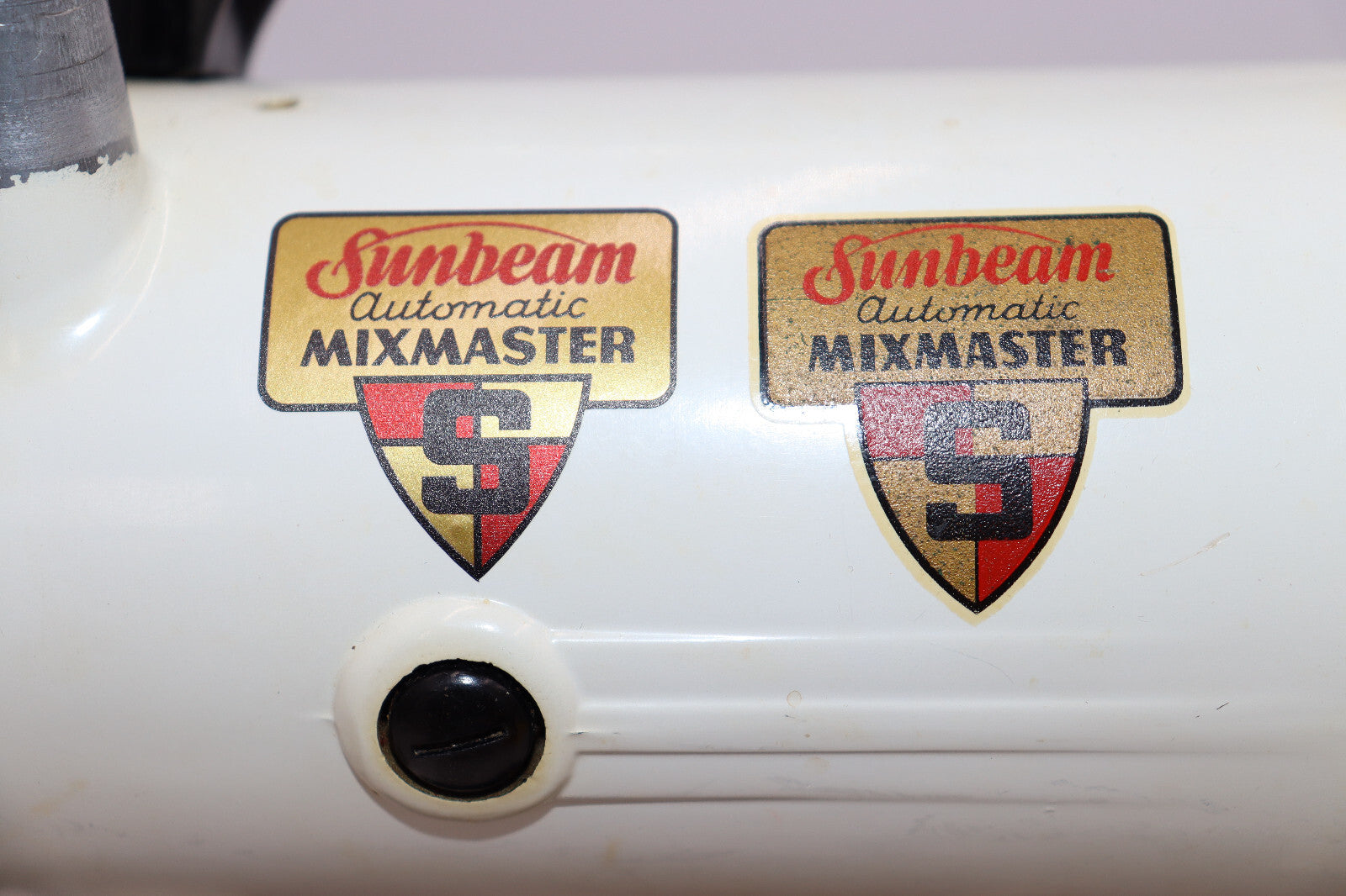 Vintage SunBeam Mixmaster Restoration Decal Automatic