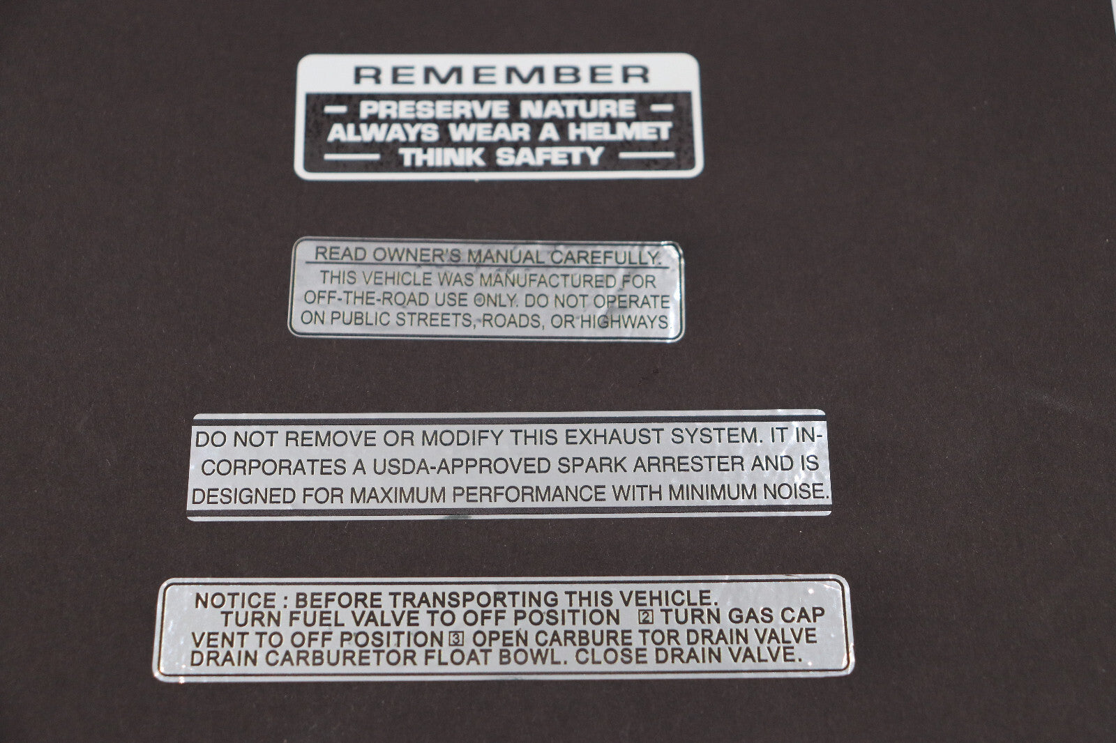 HONDA Z50 DECAL SET K2 CHROME REPRO Z50A
