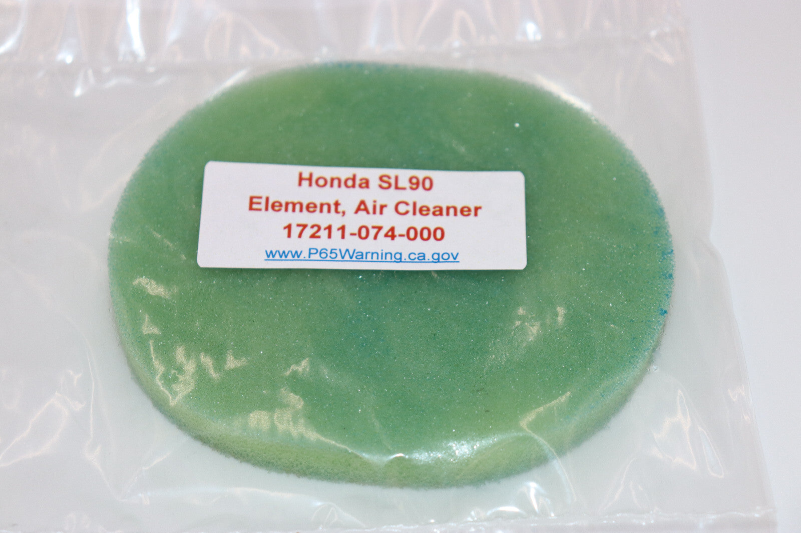 Air Filter Element 17211-074-000 1969 Honda SL90 Dual Sport