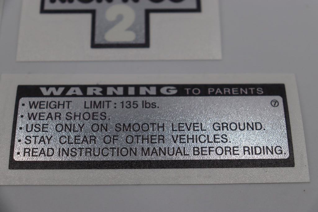 Vintage Honda Kick n Go 2 Decal Set