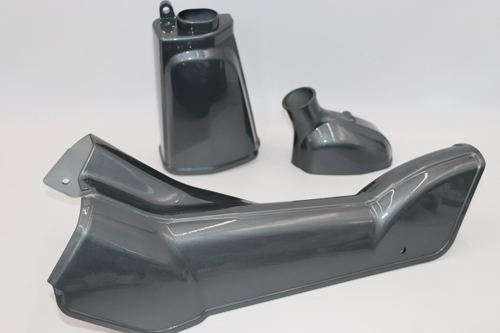 1972 Honda CT90  Down Tube Cover & Air Filter Box NEW Dark Gray Metallic
