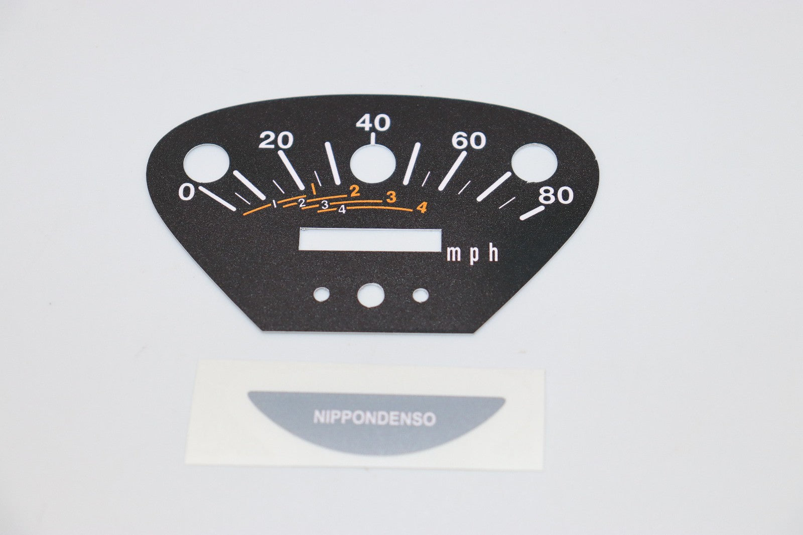 Honda CT90 K1 Speedometer Decal Nippondenso On Aluminum Plate 1969 K1B Model