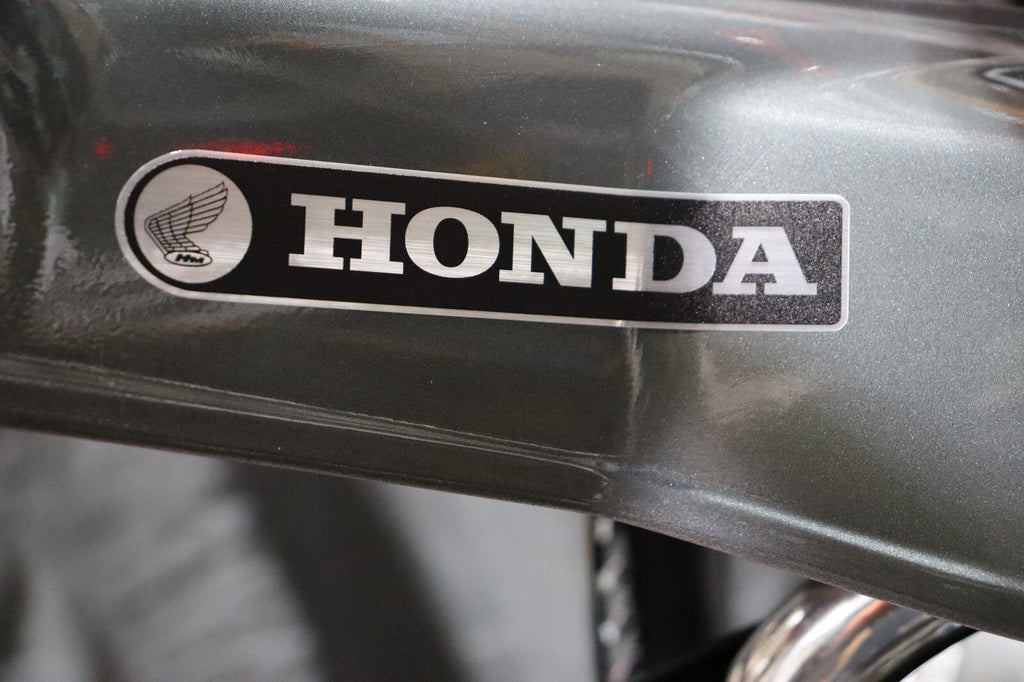 CT90 K1 DOWN TUBE COVER Decals & Air Box Emblem Set