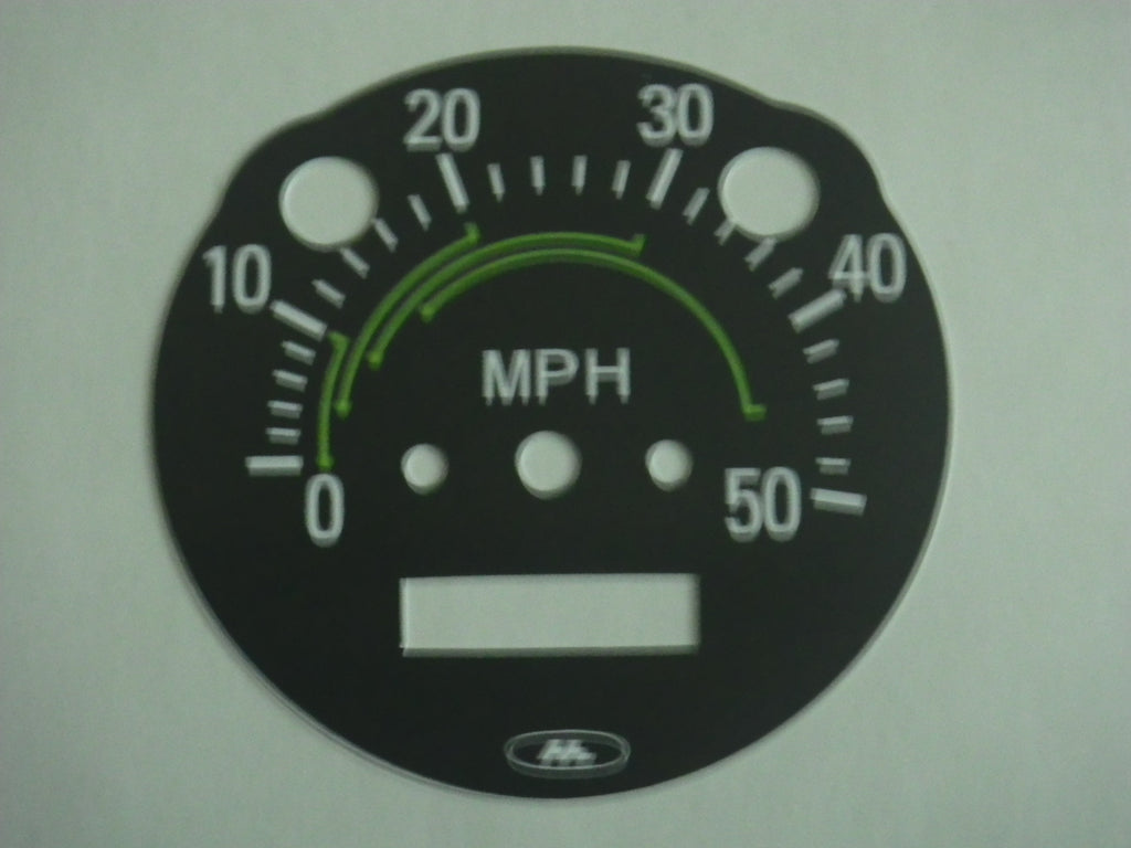 Honda CT70 Speedometer Decals Four Speed Round, Trail 70 Speedometer 4 Speed