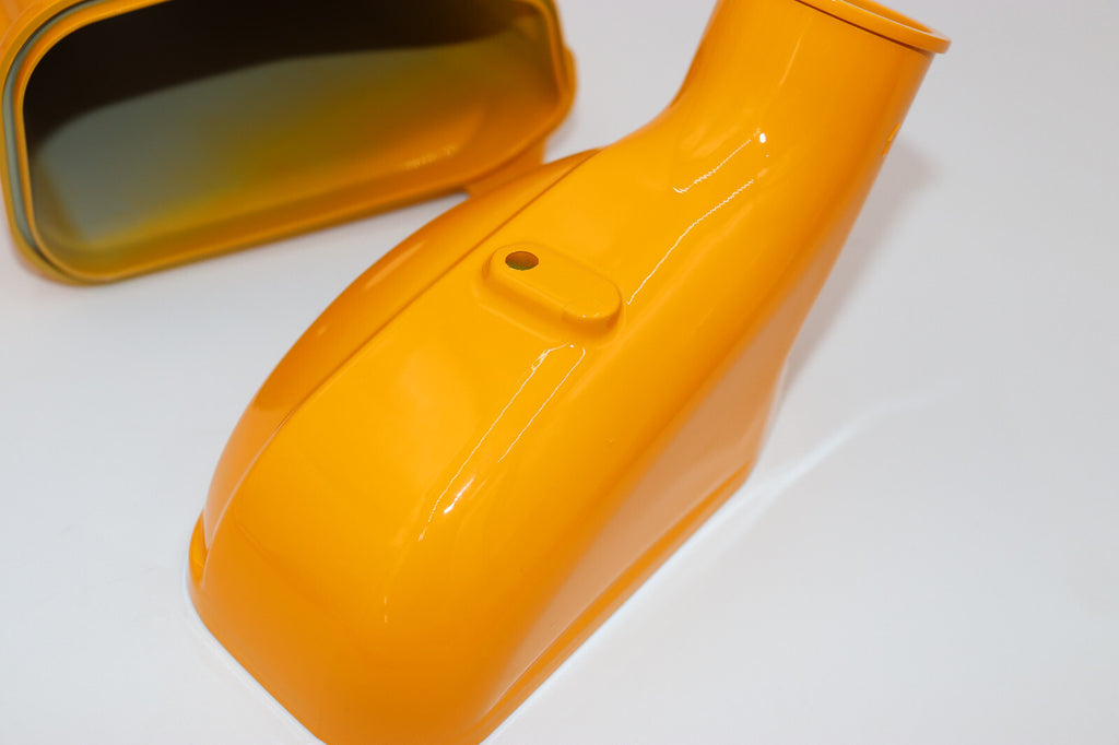 1978 Honda CT90 Down Tube Cover & Air Filter Box BRIGHT YELLOW Trail90 1978