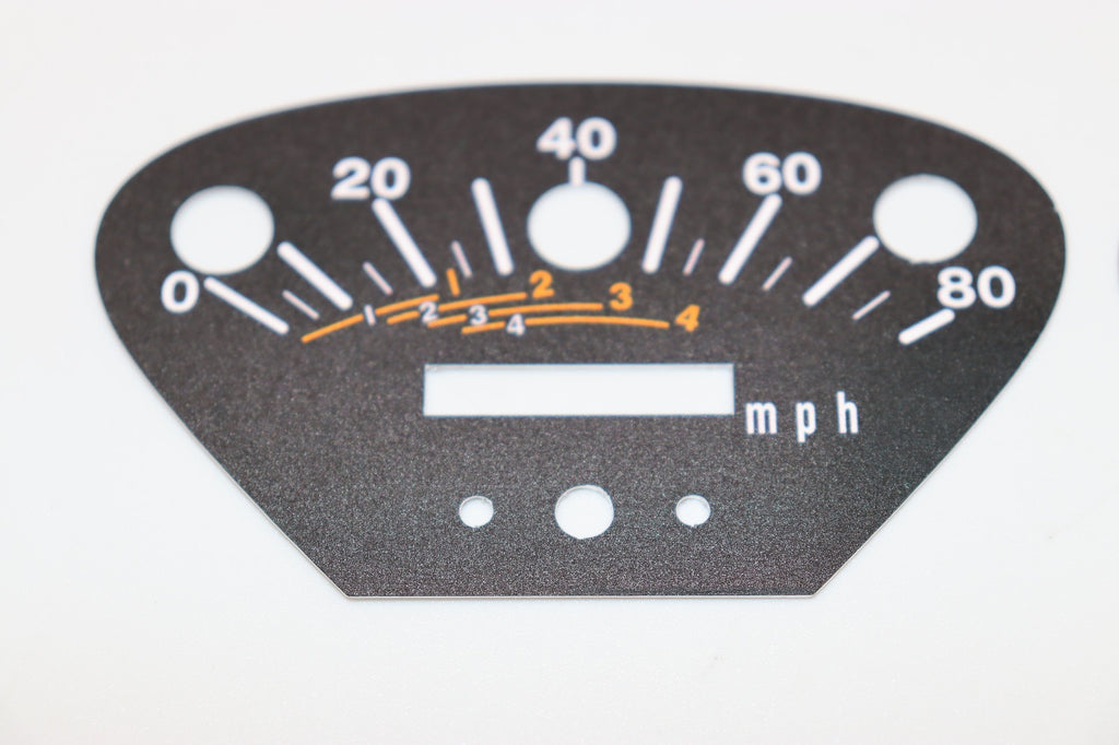 1969 Honda CT90 K1 Speedometer Decal  K1b Speedometer Nippondenso