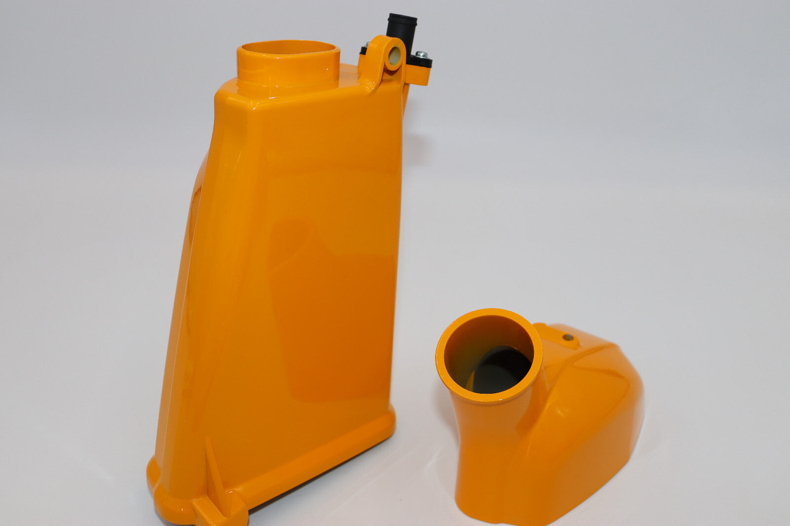 1978 Honda CT90 Air Filter Box BRIGHT YELLOW Trail90 with Fittings