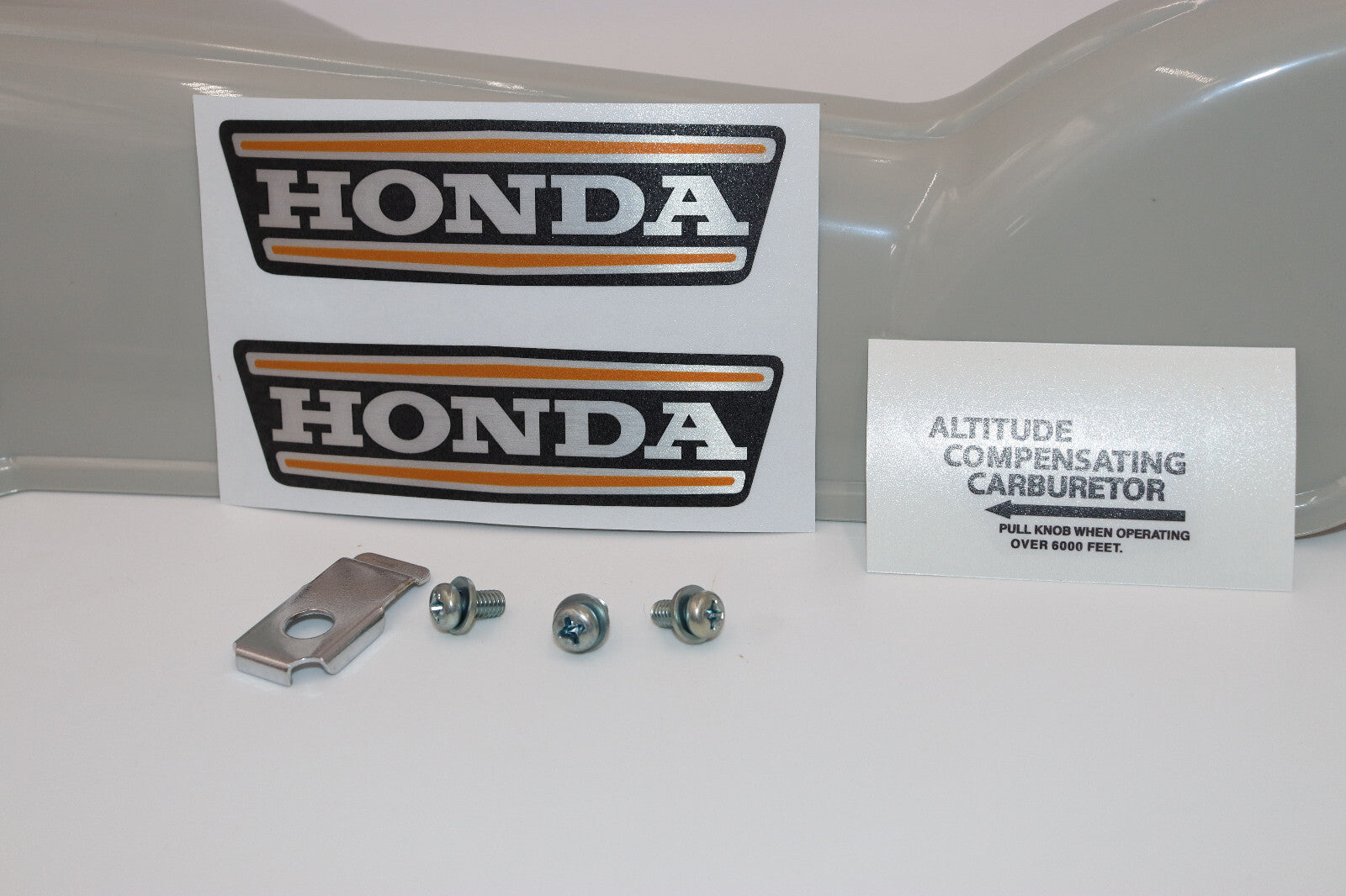 1972-73 HONDA CT90, Trail90 Down Tube Cover CT90 K4-K5 With Decals & Hardware