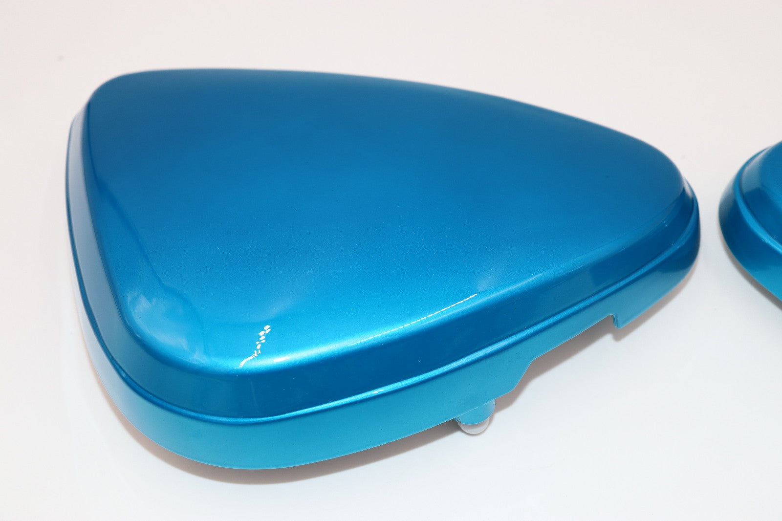 1975 Honda XL70 Frame Side Covers Left & Right CANDY RIVIERA BLUE