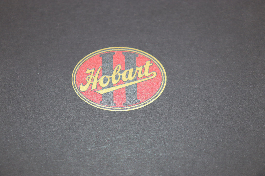 Hobart Decal on GOLD Film Vintage Coffee Grinder Decal