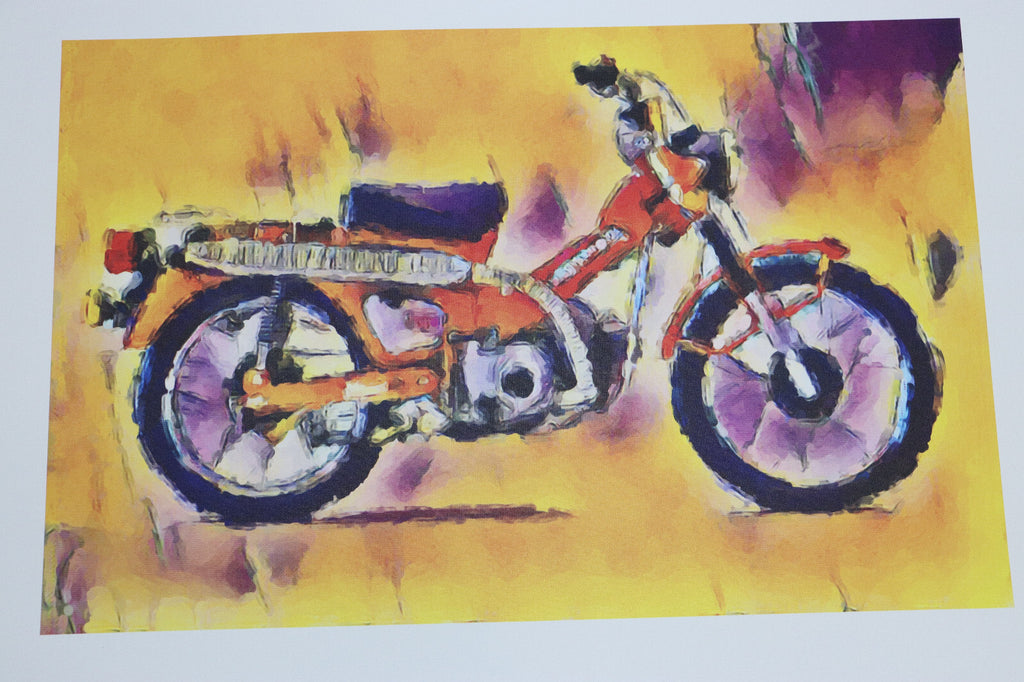 Honda CT90, CT110  Print on Canvas