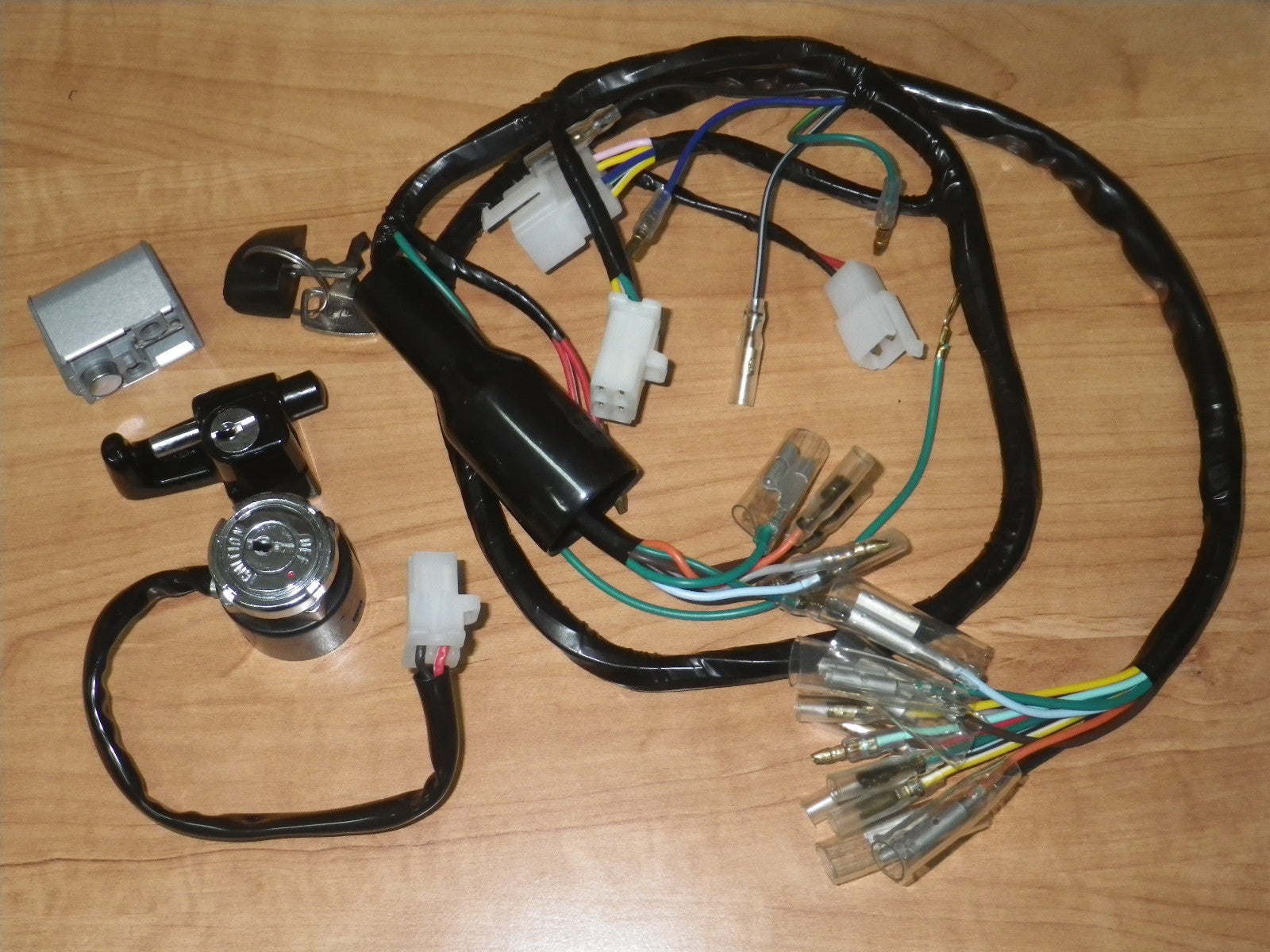 Honda ST90 Wiring Harness, Ignition Switch with Steering Lock and Helmet Lock