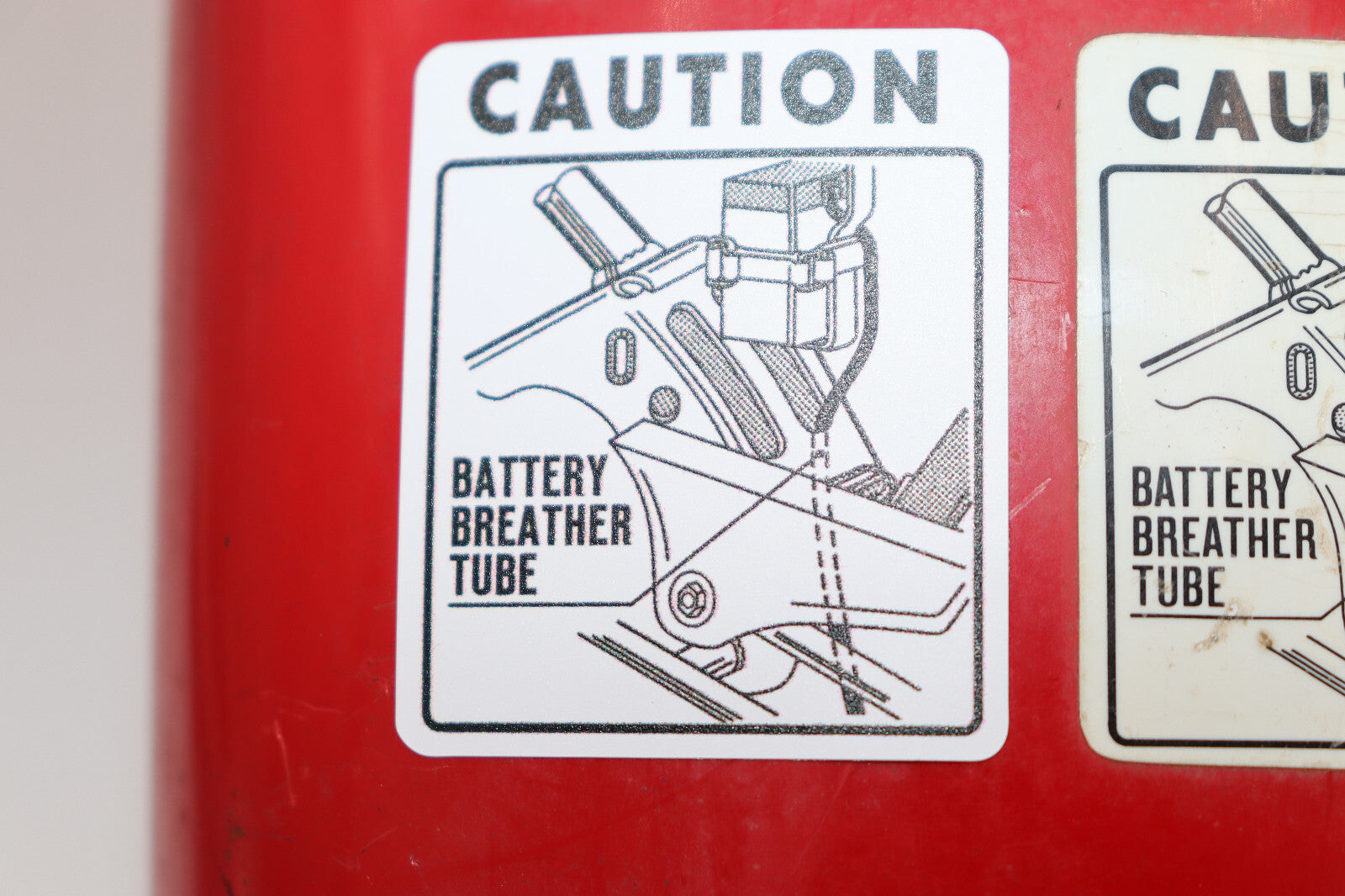 Honda SL70 Battery Decal 87506-118-770