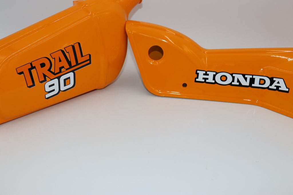 1978 Honda CT90 Air Box and Down Tube Cover Reproduction DECAL SET (Decals Only)