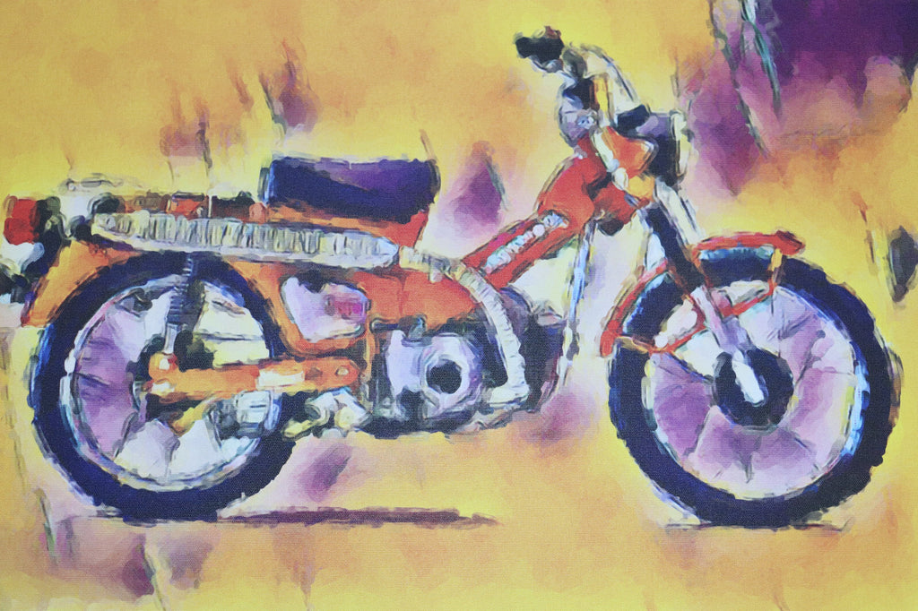 Honda CT90, CT110  Print on Canvas