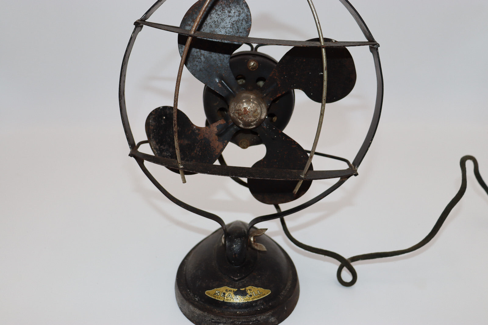Antique Emerson Seagull Desktop Fan Decal